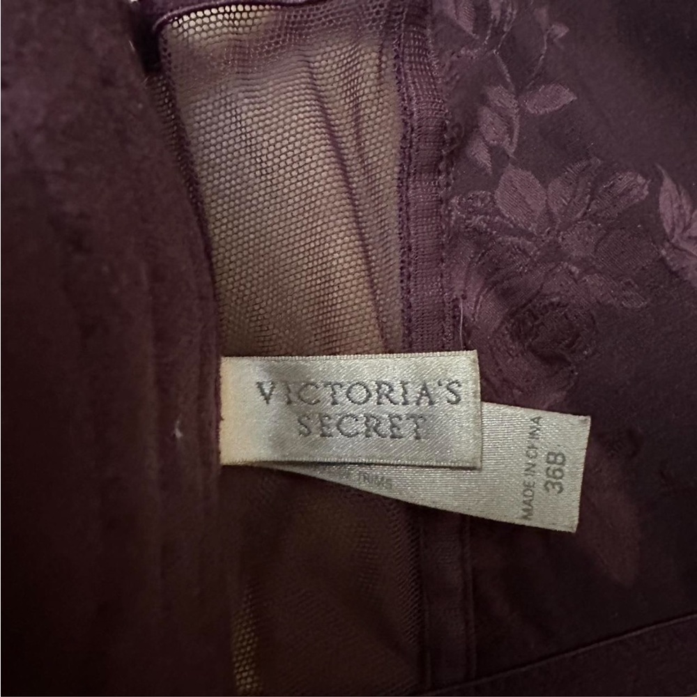 VTG Y2K VS Silk Balconette Corset Bra - Picture 3 of 4